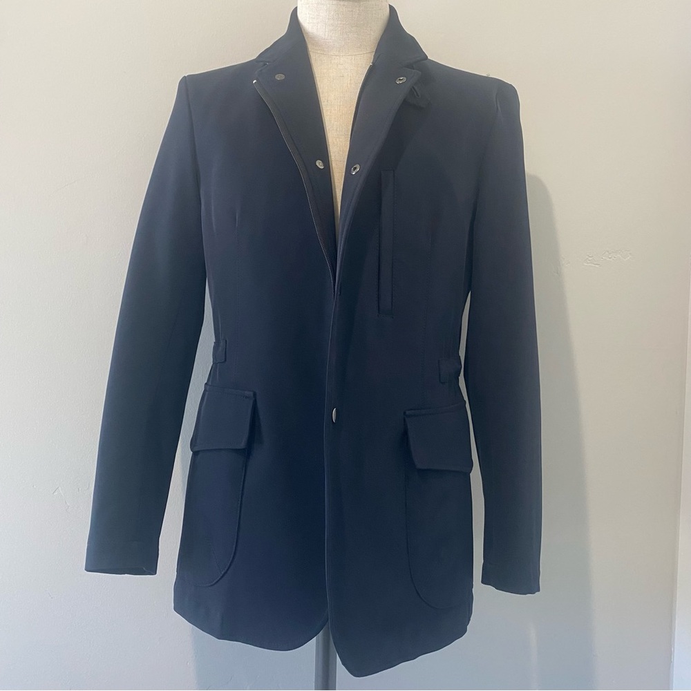 UNITED ARROWS x TABLOID NEWS men's navy travel blazer, Japan S (US XS)